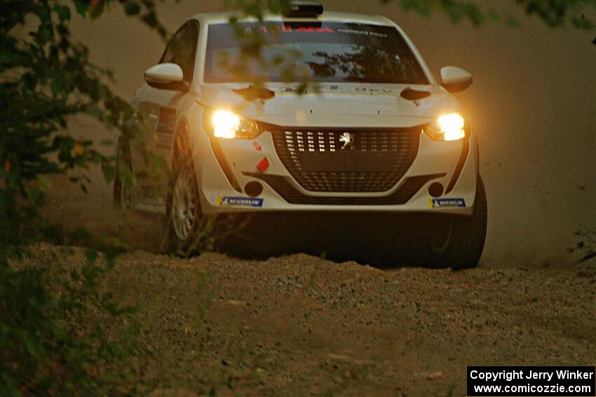 Sean Donnelly / Zach Pfeil Peugeot 208 Rally4 on SS9, Steamboat II.