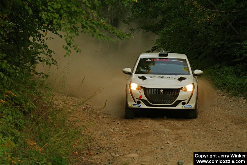 Sean Donnelly / Zach Pfeil Peugeot 208 Rally4 on SS9, Steamboat II.
