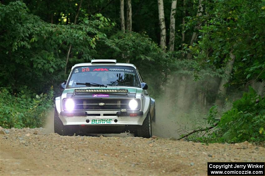 Seamus Burke / Gary McElhinney Ford Escort Mk II on SS9, Steamboat II.