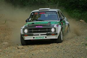 Seamus Burke / Gary McElhinney Ford Escort Mk II on SS9, Steamboat II.