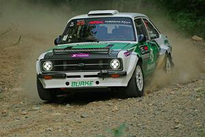 Seamus Burke / Gary McElhinney Ford Escort Mk II on SS9, Steamboat II.