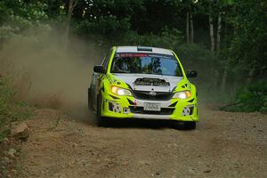 Vincent Trudel / Glen Ray Subaru WRX STi on SS9, Steamboat II.