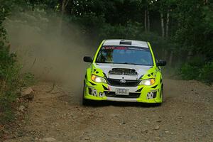 Vincent Trudel / Glen Ray Subaru WRX STi on SS9, Steamboat II.
