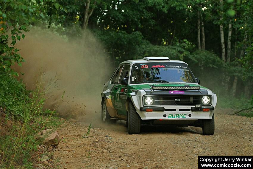 Seamus Burke / Gary McElhinney Ford Escort Mk II on SS9, Steamboat II.