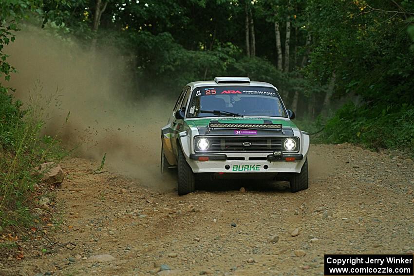 Seamus Burke / Gary McElhinney Ford Escort Mk II on SS9, Steamboat II.