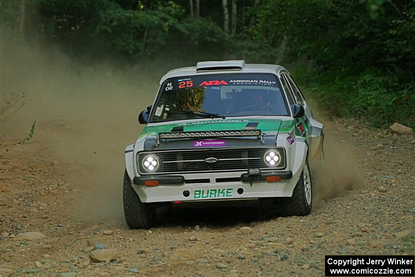 Seamus Burke / Gary McElhinney Ford Escort Mk II on SS9, Steamboat II.