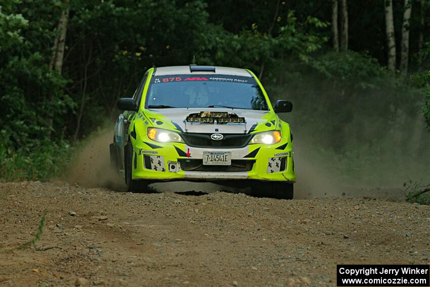 Vincent Trudel / Glen Ray Subaru WRX STi on SS9, Steamboat II.