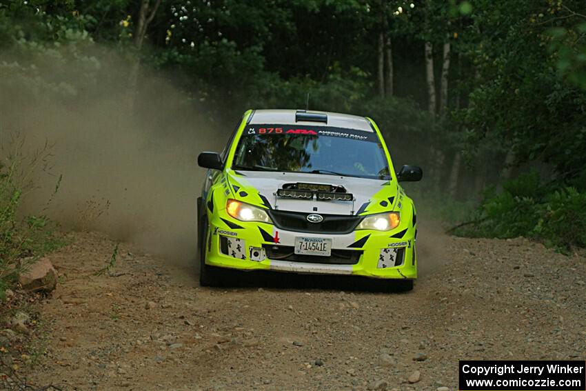 Vincent Trudel / Glen Ray Subaru WRX STi on SS9, Steamboat II.