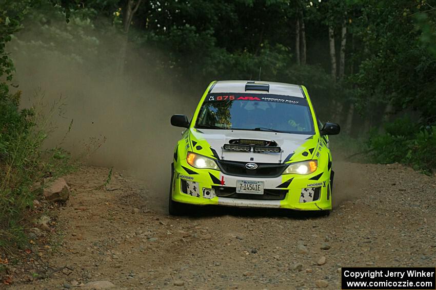Vincent Trudel / Glen Ray Subaru WRX STi on SS9, Steamboat II.