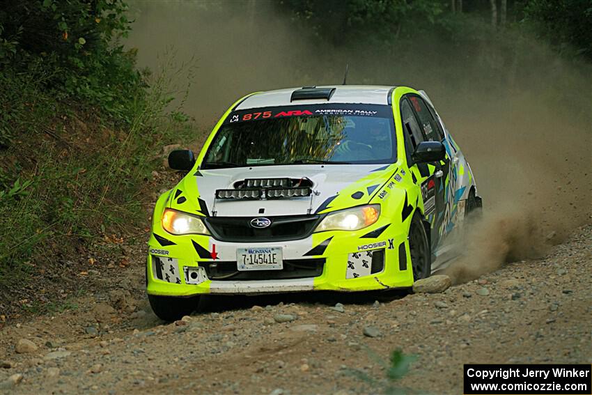 Vincent Trudel / Glen Ray Subaru WRX STi on SS9, Steamboat II.