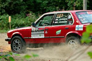 Levi Johnson / Griffin Johnson BMW 325e on SS9, Steamboat II.