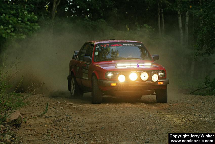 Levi Johnson / Griffin Johnson BMW 325e on SS9, Steamboat II.