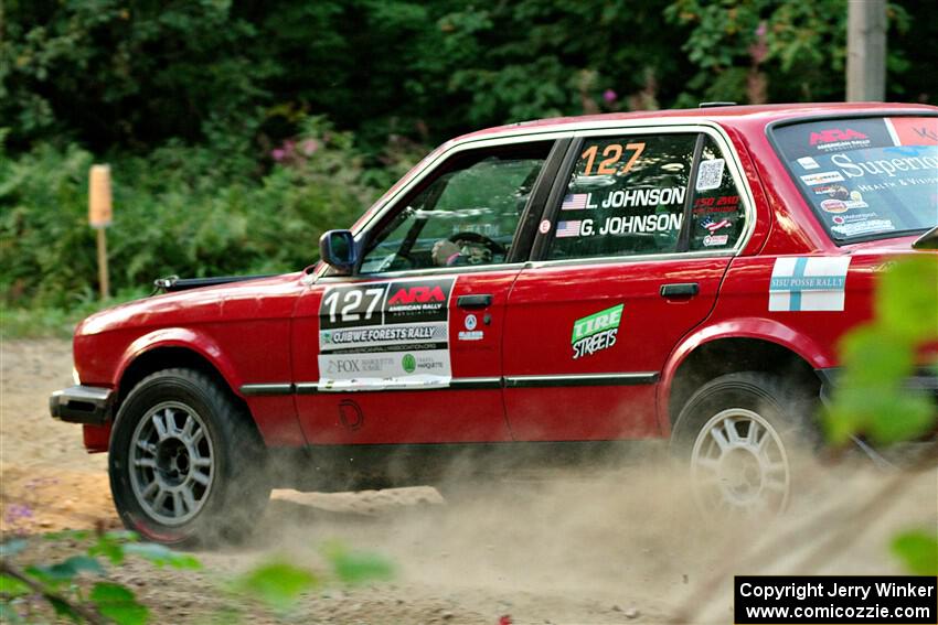Levi Johnson / Griffin Johnson BMW 325e on SS9, Steamboat II.