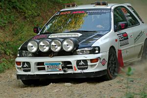 Aidan Hicks / John Hicks Subaru Impreza Wagon on SS9, Steamboat II.
