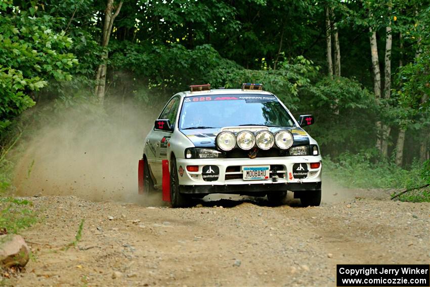 Aidan Hicks / John Hicks Subaru Impreza Wagon on SS9, Steamboat II.