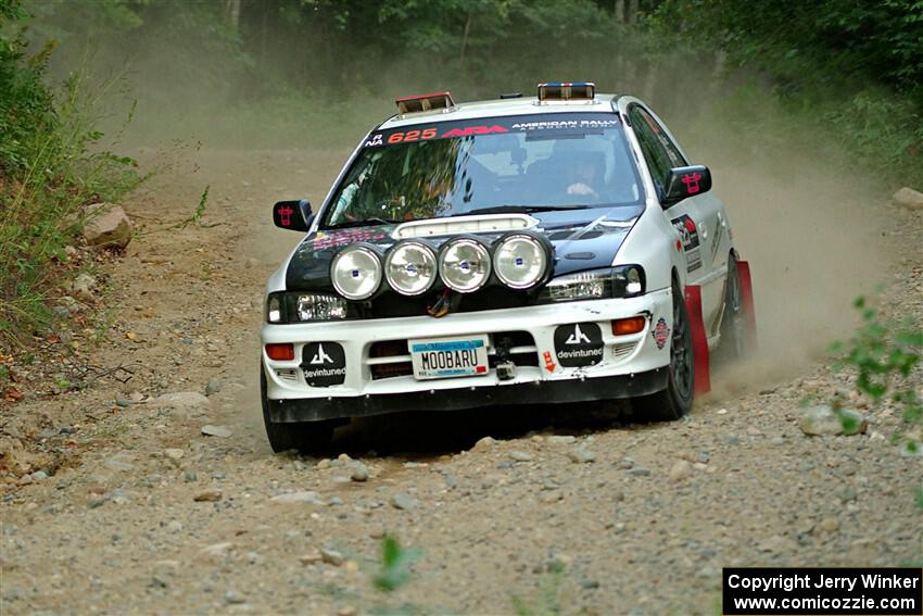Aidan Hicks / John Hicks Subaru Impreza Wagon on SS9, Steamboat II.