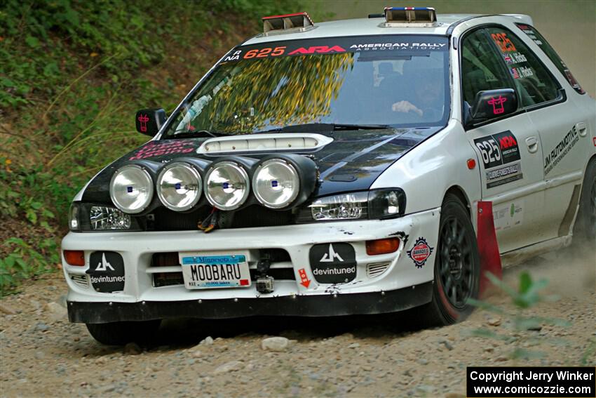 Aidan Hicks / John Hicks Subaru Impreza Wagon on SS9, Steamboat II.