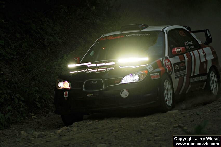 Scott Crouch / Elizabeth Crouch Subaru WRX on SS9, Steamboat II.