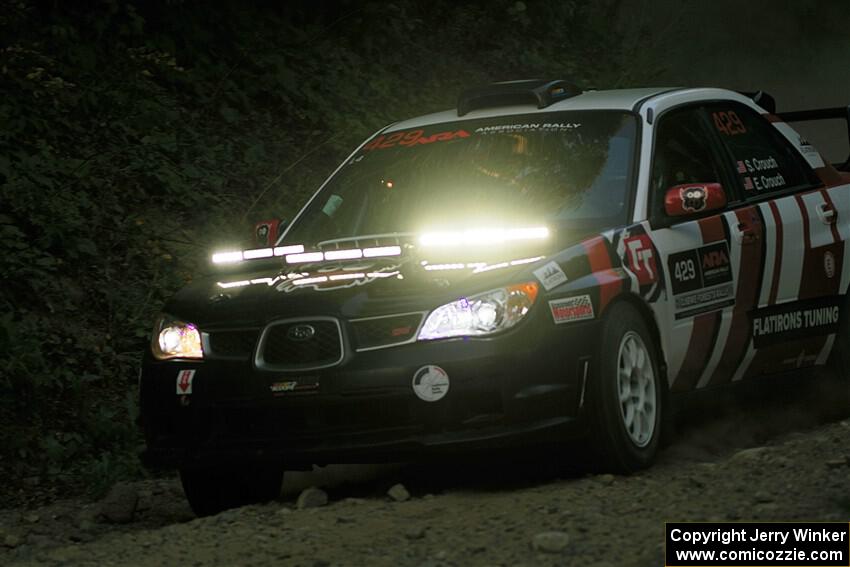 Scott Crouch / Elizabeth Crouch Subaru WRX on SS9, Steamboat II.