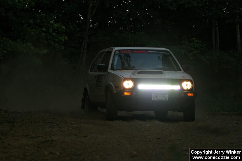 Josh Nykanen / Corey Morris VW GTI on SS9, Steamboat II.