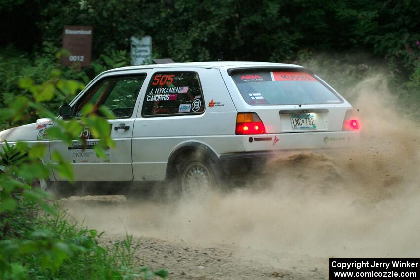 Josh Nykanen / Corey Morris VW GTI on SS9, Steamboat II.