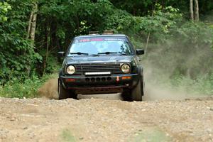 Andy Cowan / John Vinti VW Jetta VR6 on SS9, Steamboat II.
