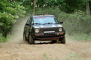 Andy Cowan / John Vinti VW Jetta VR6 on SS9, Steamboat II.