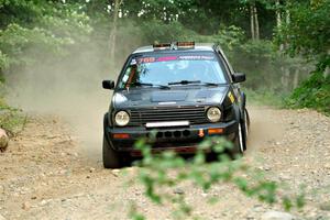 Andy Cowan / John Vinti VW Jetta VR6 on SS9, Steamboat II.