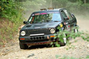Andy Cowan / John Vinti VW Jetta VR6 on SS9, Steamboat II.