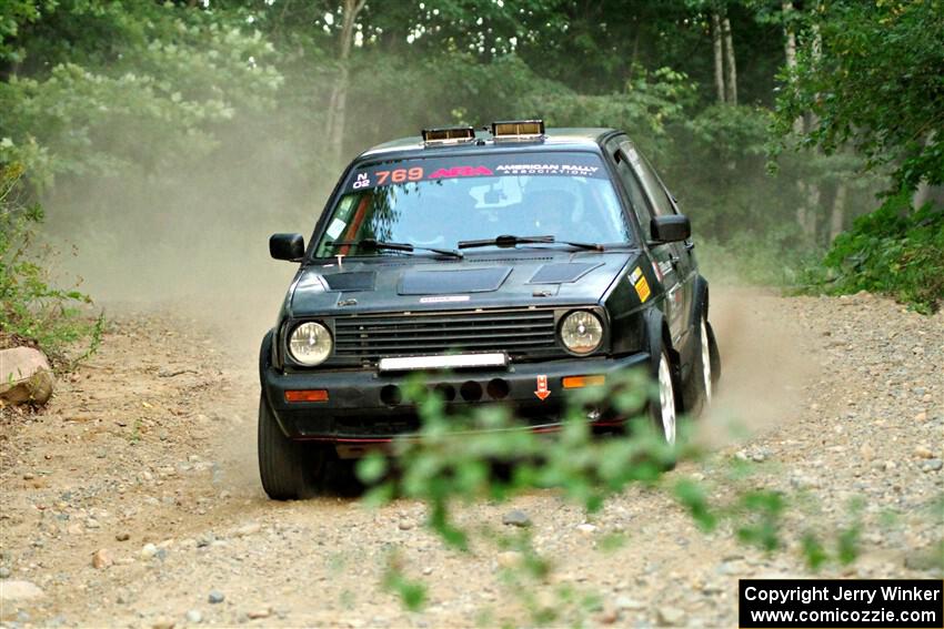 Andy Cowan / John Vinti VW Jetta VR6 on SS9, Steamboat II.