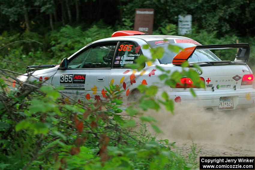 Richard Donovan / Greg Donovan Subaru Impreza on SS9, Steamboat II.