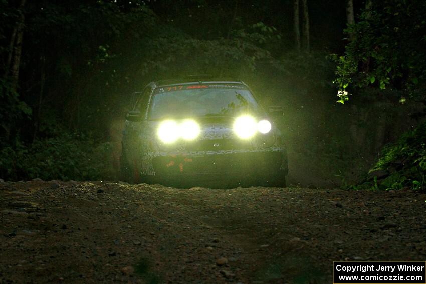 Peter Farrow / Jackson Sedivy Subaru WRX on SS9, Steamboat II.