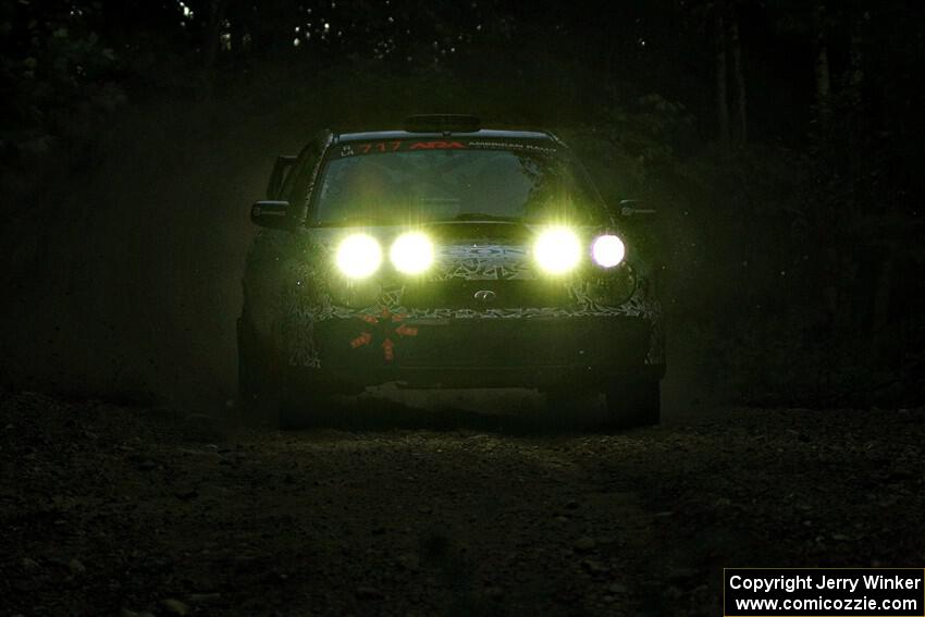 Peter Farrow / Jackson Sedivy Subaru WRX on SS9, Steamboat II.