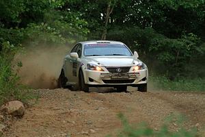 Scott Pedersen / Ryan Scott Lexus IS250 on SS9, Steamboat II.