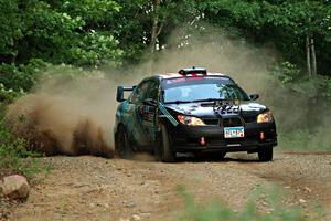 Matt James / Jackie James Subaru Impreza on SS9, Steamboat II.