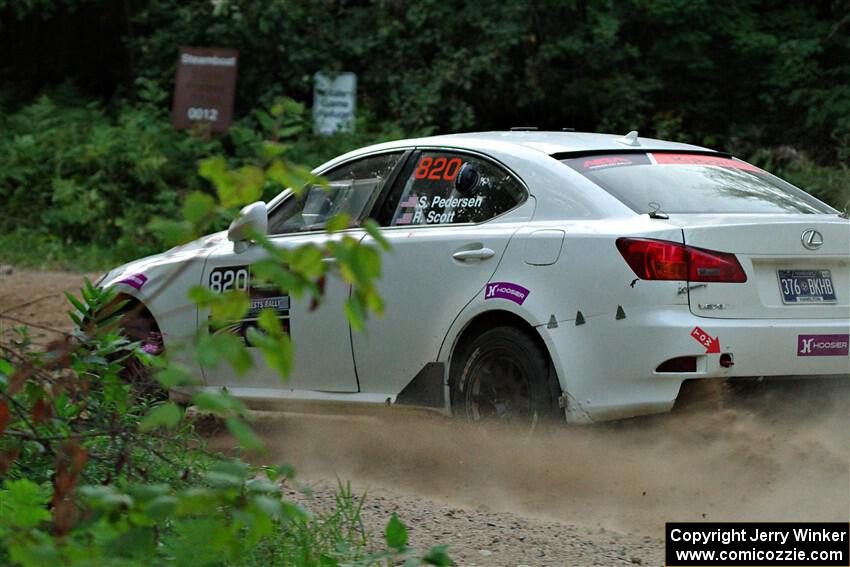 Scott Pedersen / Ryan Scott Lexus IS250 on SS9, Steamboat II.