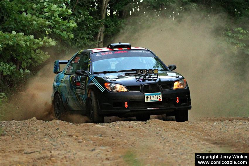 Matt James / Jackie James Subaru Impreza on SS9, Steamboat II.