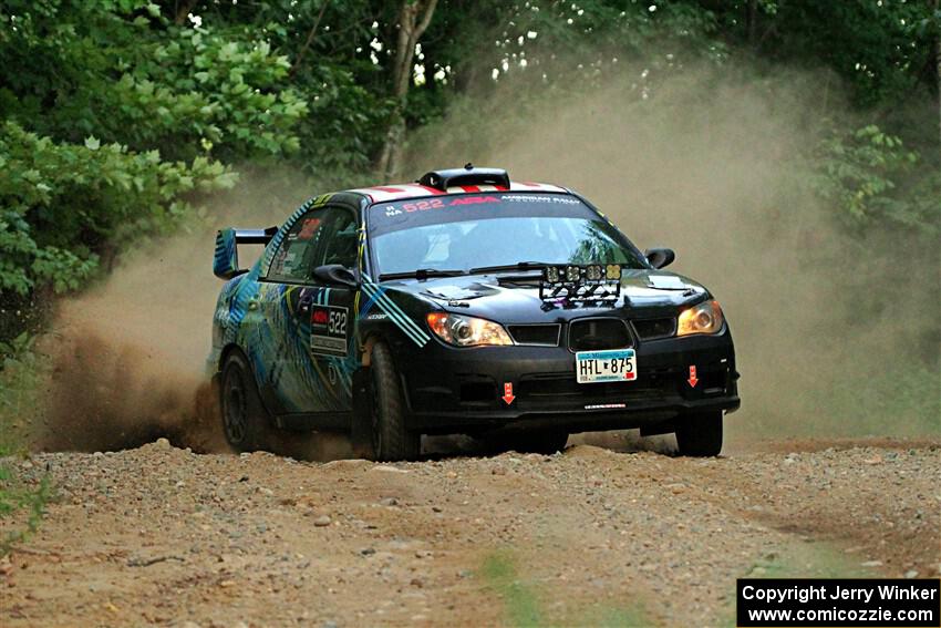 Matt James / Jackie James Subaru Impreza on SS9, Steamboat II.
