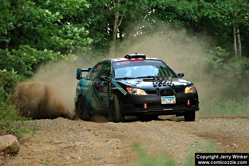 Matt James / Jackie James Subaru Impreza on SS9, Steamboat II.