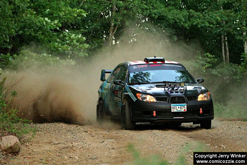 Matt James / Jackie James Subaru Impreza on SS9, Steamboat II.