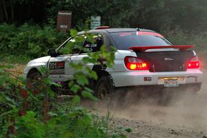 Jason Cook / Maggie Tu Subaru WRX on SS9, Steamboat II.