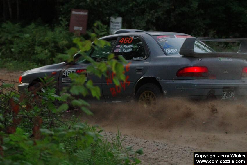 Josh Kemp / Danielle Kemp Subaru Impreza on SS9, Steamboat II.