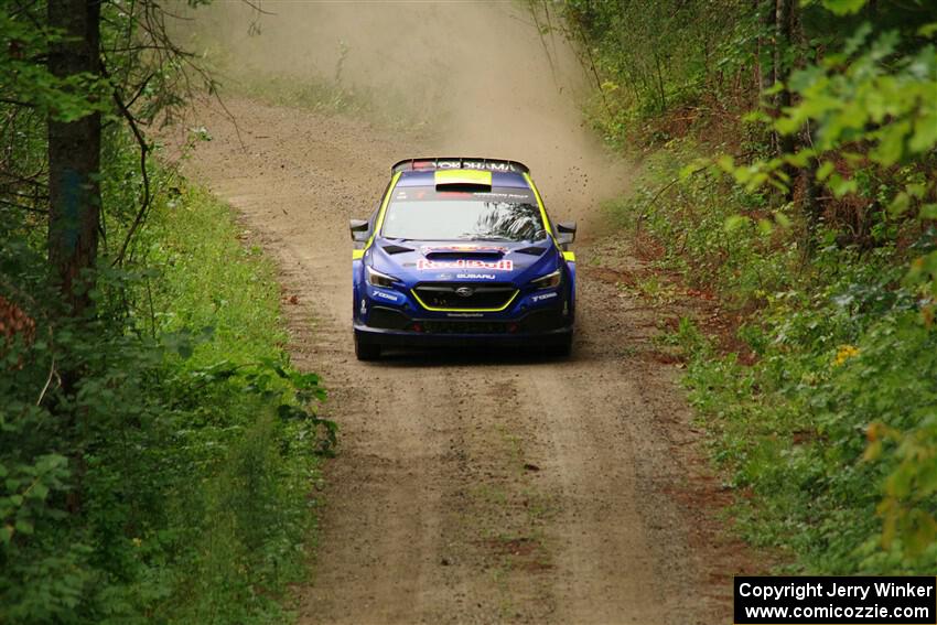 Brandon Semenuk / Keaton Williams Subaru WRX ARA25 on SS11, Otterkill I.