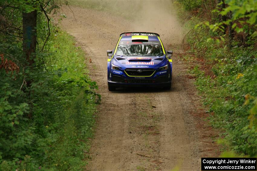 Brandon Semenuk / Keaton Williams Subaru WRX ARA25 on SS11, Otterkill I.
