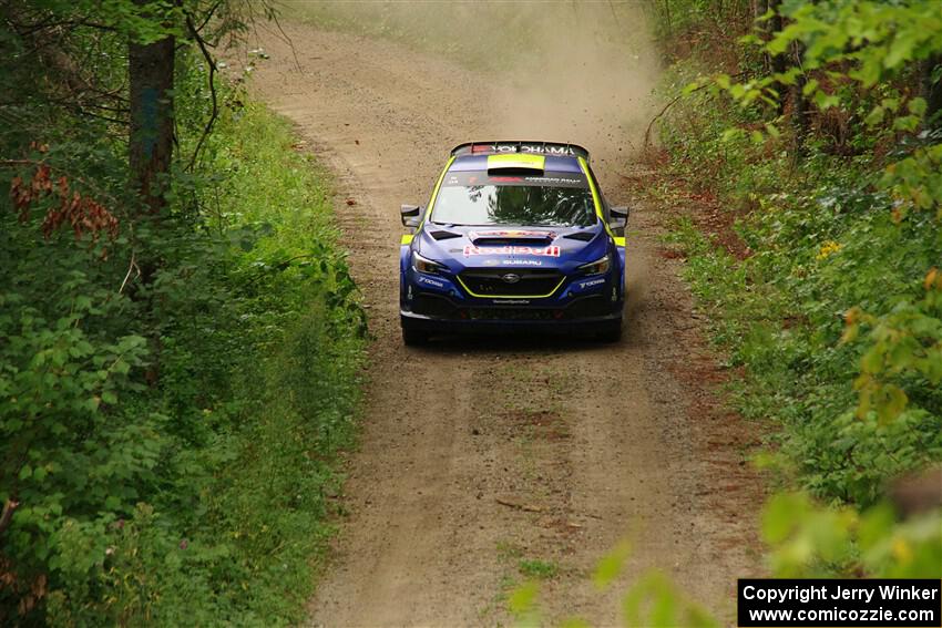 Brandon Semenuk / Keaton Williams Subaru WRX ARA25 on SS11, Otterkill I.