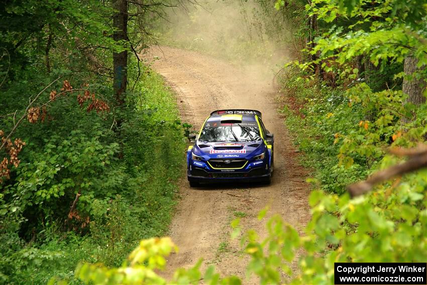 Brandon Semenuk / Keaton Williams Subaru WRX ARA25 on SS11, Otterkill I.