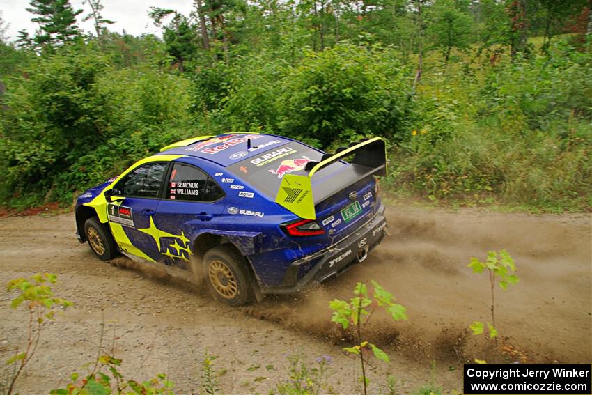 Brandon Semenuk / Keaton Williams Subaru WRX ARA25 on SS11, Otterkill I.