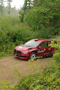 Conner Martell / Alex Gelsomino Skoda Fabia RS Rally2 on SS11, Otterkill I.
