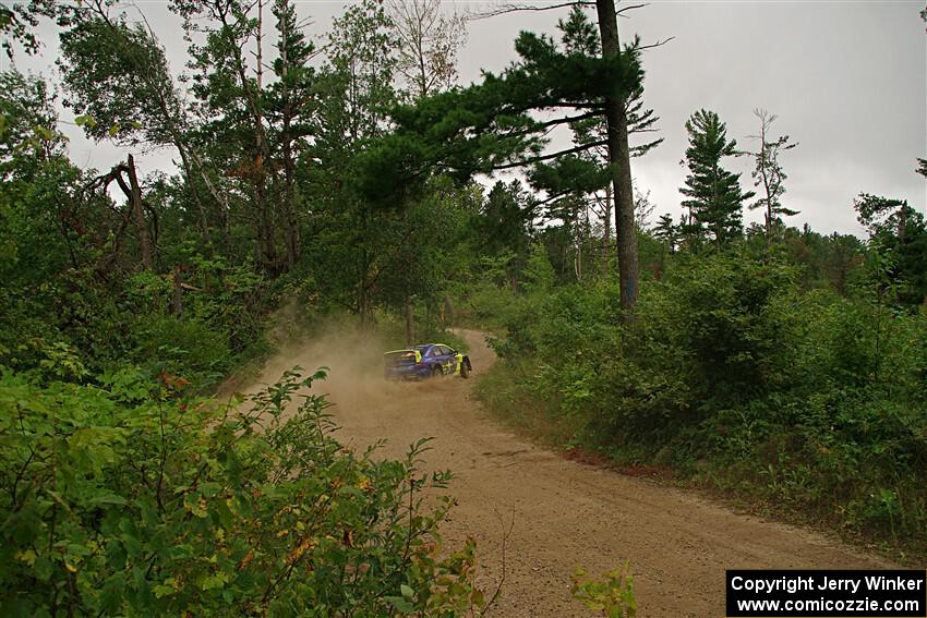 Brandon Semenuk / Keaton Williams Subaru WRX ARA25 on SS11, Otterkill I.