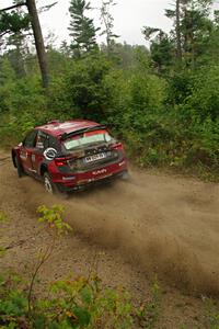 Conner Martell / Alex Gelsomino Skoda Fabia RS Rally2 on SS11, Otterkill I.